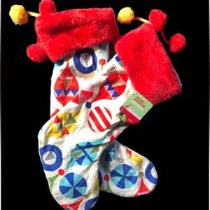 NWT 2 Holiday Ornament Dog Stockings